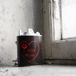 Аватар кружка с окурками Я тебя люблю