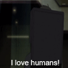 99px.ru аватар Орихара Изая из аниме Durarara крутится на стуле (i love humans!)