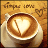 Аватар simple love,coffee