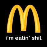 Аватар Макдональдс (im eatin shit) я ем дерьмо