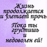 99px.ru аватар Жизнь продолжается и улетает прочь, пока ты грустишь и недоволен ей!