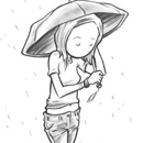 99px.ru аватар Грустная девочка под зонтиком