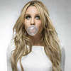 99px.ru аватар Блондинка с пузырём из жвачки
