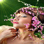 99px.ru аватар Девушка с цветущим деревом