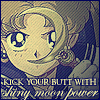 Аватар Сейлор Мун и Лунный жезл (kick your butt with Juny moon power)