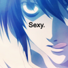 Аватар Эл Лоулайт / L Lawliet из аниме Тетрадь смерти / Death Note облизывается (Sexy)