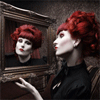 99px.ru аватар девушка у зеркала