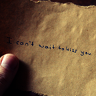 Аватар Бумажка I can't wait to kiss you