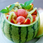 Аватар фруктовый салат в арбузной корке