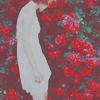 99px.ru аватар девушка и красные цветы