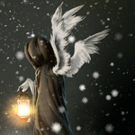 99px.ru аватар Ангелок с фонариком