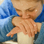 99px.ru аватар Девушка,кофе и снег