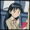 Аватар Тенма Цукамото / Tenma Tsukamoto из аниме Школьный Переполох / School Rumble ест солёные палочки