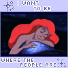 Аватар I want to be. Where the people are (Русалочка)