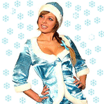 99px.ru аватар Девушка в голубом платье снегурочки