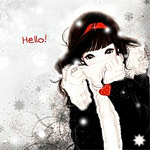 Аватар Девушка в пальто (Hello)