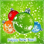 Аватар Новогодние игрушки Happy New Year!