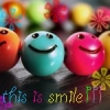 Аватар Разноцветные шарики с улыбкой (This is smile)