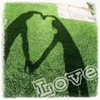 Аватар Сердечко от теней двух людей (love)