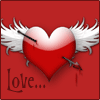 99px.ru аватар Сердечко с крыльями пронзенное стрелой (Love...)