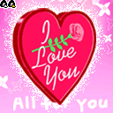 Аватар Вращающееся сердце (I love you, all for you)
