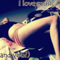 Аватар I love music and you