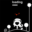 Аватар Девочка с сердечком в голове (Loading...)