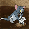 99px.ru аватар Анимированная аватарка с котом Томом из мультфильма Том и Джерри, пытающимся добыть огонь путём трения двух деревяшек.