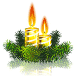 99px.ru аватар Свечи с еловой веткой