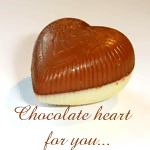      (Chocolate heart for you...)