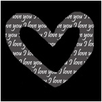 Аватар Сердце из фраз I love you