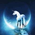 99px.ru аватар Единорог на лунной тропе