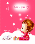 99px.ru аватар Ребёнок пускает пузыри Love you
