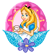 99px.ru аватар Алиса пьет чай (алиса в стране чудес)