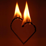 99px.ru аватар Сердце с огнём