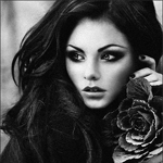 99px.ru аватар Девушка с чёрной розой