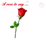 99px.ru аватар Красная роза и сердечки... (A rose to say... I love you ! )