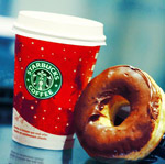 Аватар Starbucks coffee и глазированный пончик