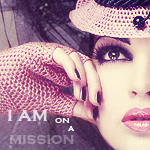 Аватар Девушка с ярким макияжем (I am on a mission)