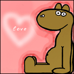 99px.ru аватар Существо на розовом фоне (Love)