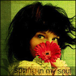 Аватар Девушка с герберой (spring in my soul)