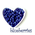 Аватар Черника в форме сердца (Blueberries)
