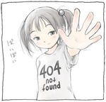 Аватар Девочка с футболкой 404 not found