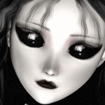 99px.ru аватар девочка с черными глазами