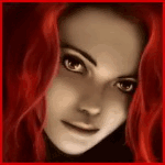 99px.ru аватар девушка с красными волосами