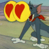 99px.ru аватар Том из мультфильма 'Том и Джерри' с сердечками в глазах