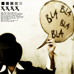 Аватар Мужчина в шляпе ('Bla bla bla bla')