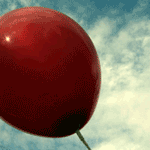Аватар Красный шарик на фоне неба