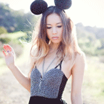 Аватар Девушка с мышиными ушками