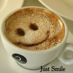 Аватар Смайлик в чашке ('Just Smile/Просто Улыбнись')